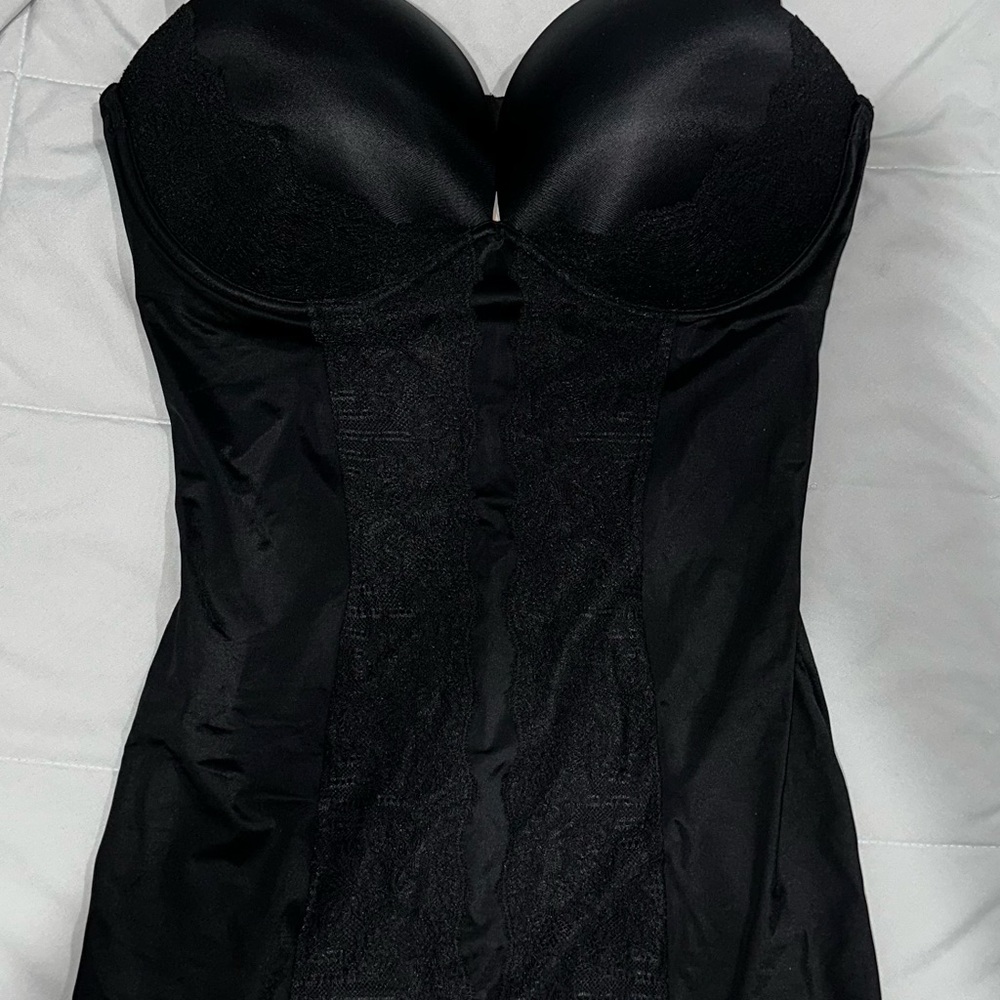 Victoria's Secret Very Sexy Push Up Black Shapewear Dress Style Slip 38D